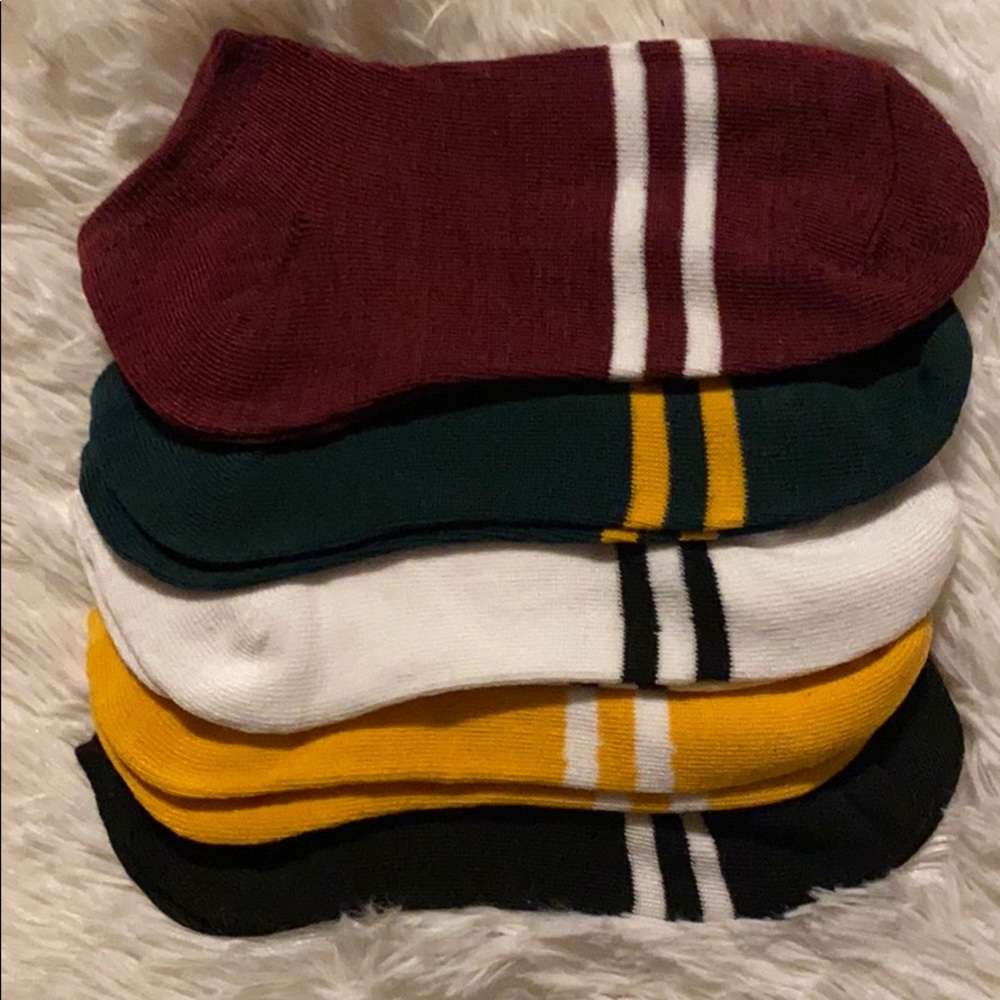 Multi color stripe sock